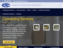 Tablet Screenshot of ctcleanroom.com